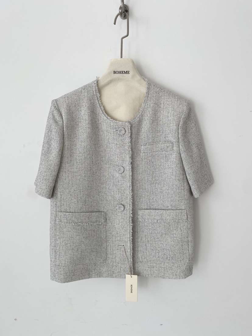 BOHEME韓國代購㊣女裝新品25春夏時尚推薦人氣熱賣休閑夾克BOHEME夾克