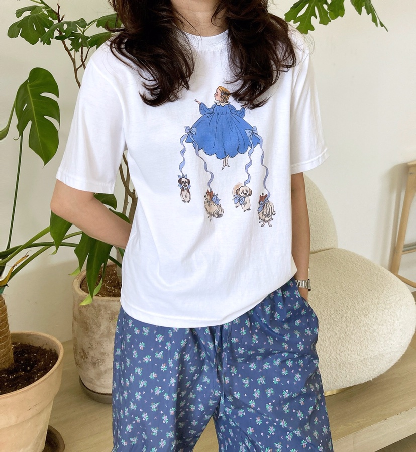 HANNA-A韓國代購㊣女裝新款職業真品推薦25春夏時尚人氣T恤HANNAT恤