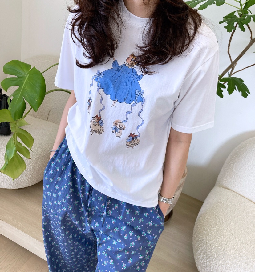 HANNA-A韓國代購㊣女裝新款職業真品推薦25春夏時尚人氣T恤HANNAT恤