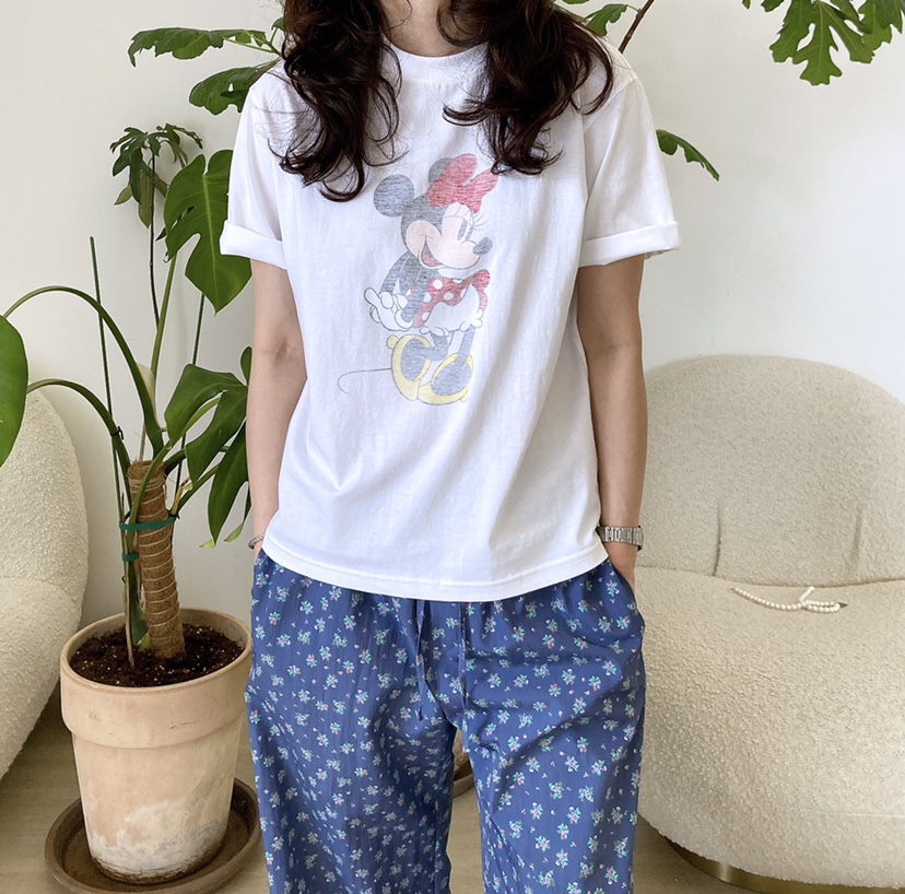 HANNA-A東大門㊣代購女士新款25春夏時尚職業休閑推薦T恤復古HANNAT恤