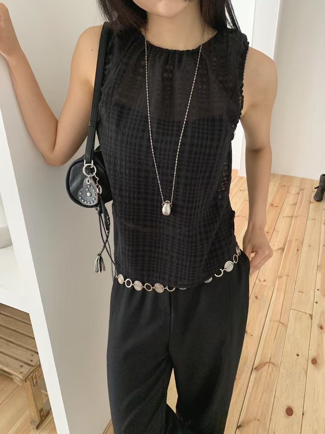 ARVO東大門㊣實拍女士新款推薦休閑25春夏職業熱賣吊帶背心ARVO吊帶/背心圖色3