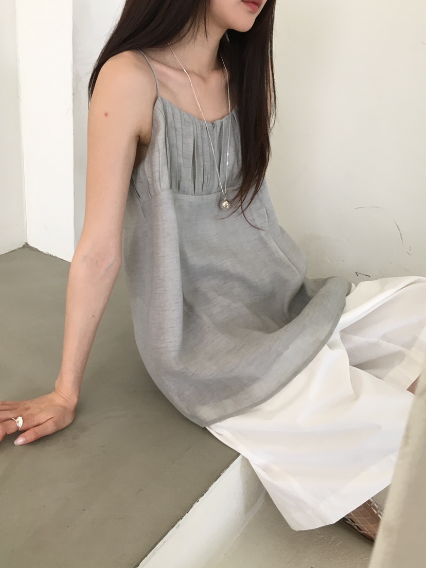 SPREAD韓國代購㊣女士新品熱賣25春夏休閑時尚職業吊帶背心SPREAD吊帶/背心