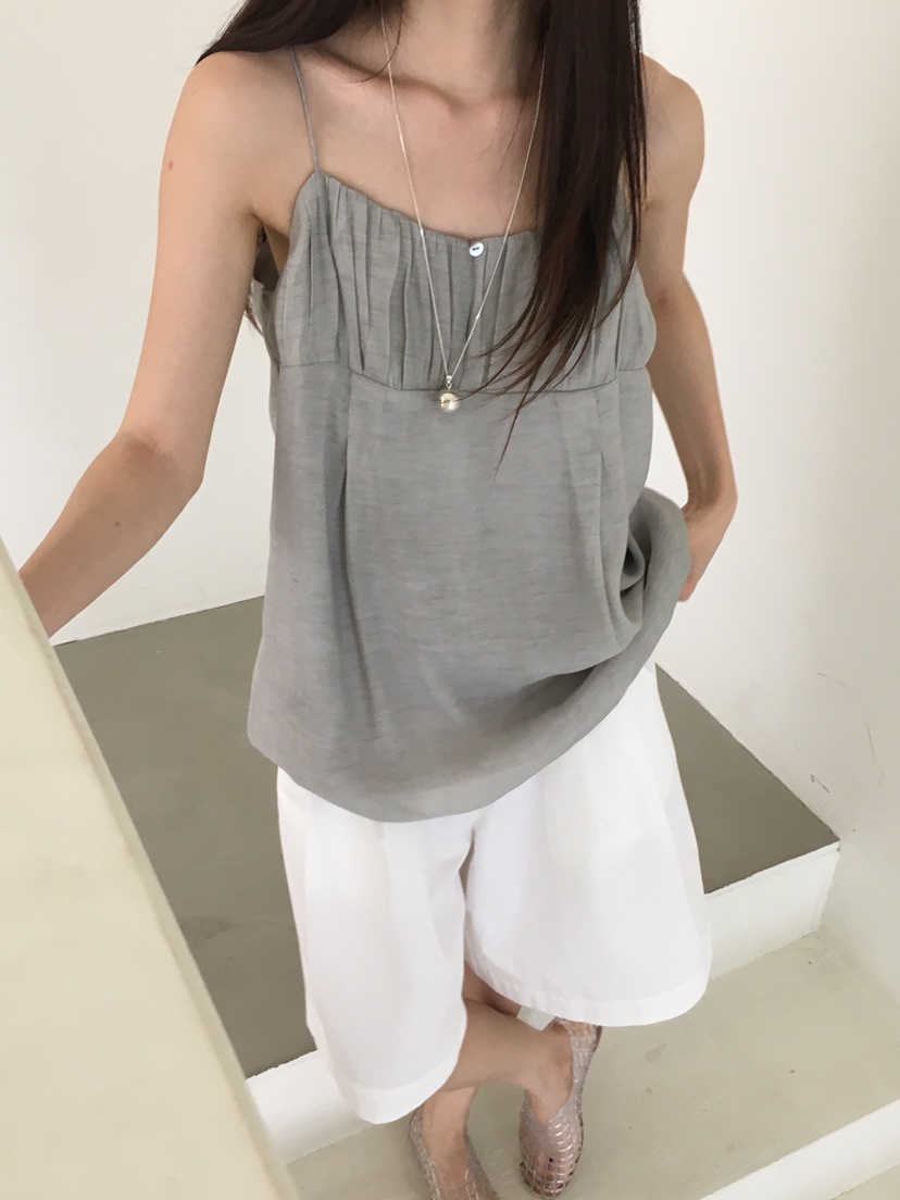 SPREAD韓國代購㊣女士新品熱賣25春夏休閑時尚職業吊帶背心SPREAD吊帶/背心