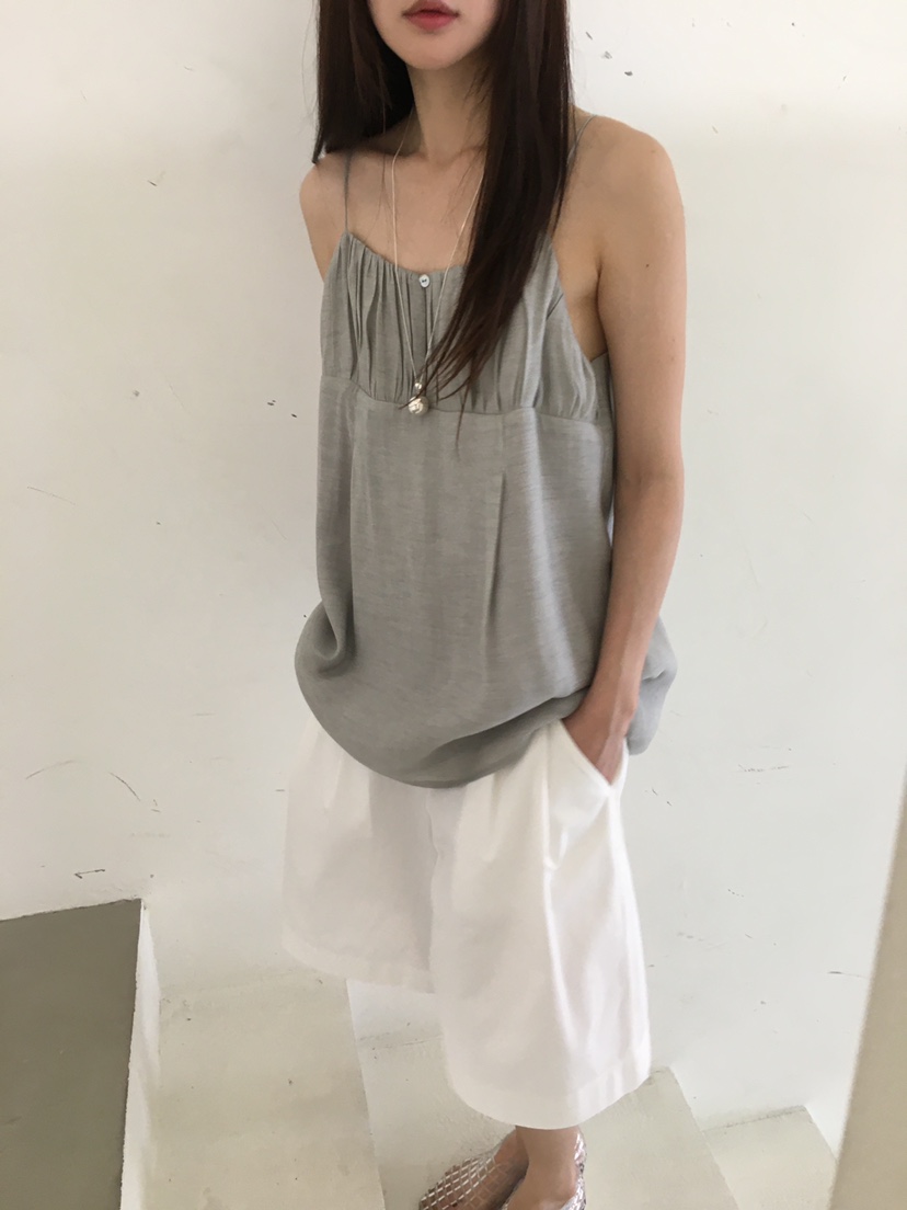 SPREAD韓國代購㊣女士新品熱賣25春夏休閑時尚職業吊帶背心SPREAD吊帶/背心