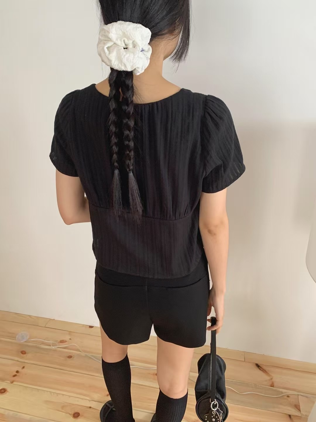 ARVO韓國代購㊣女裝新品時尚推薦職業休閑真品熱賣襯衫蕾絲衫ARVO襯衫/蕾絲衫
