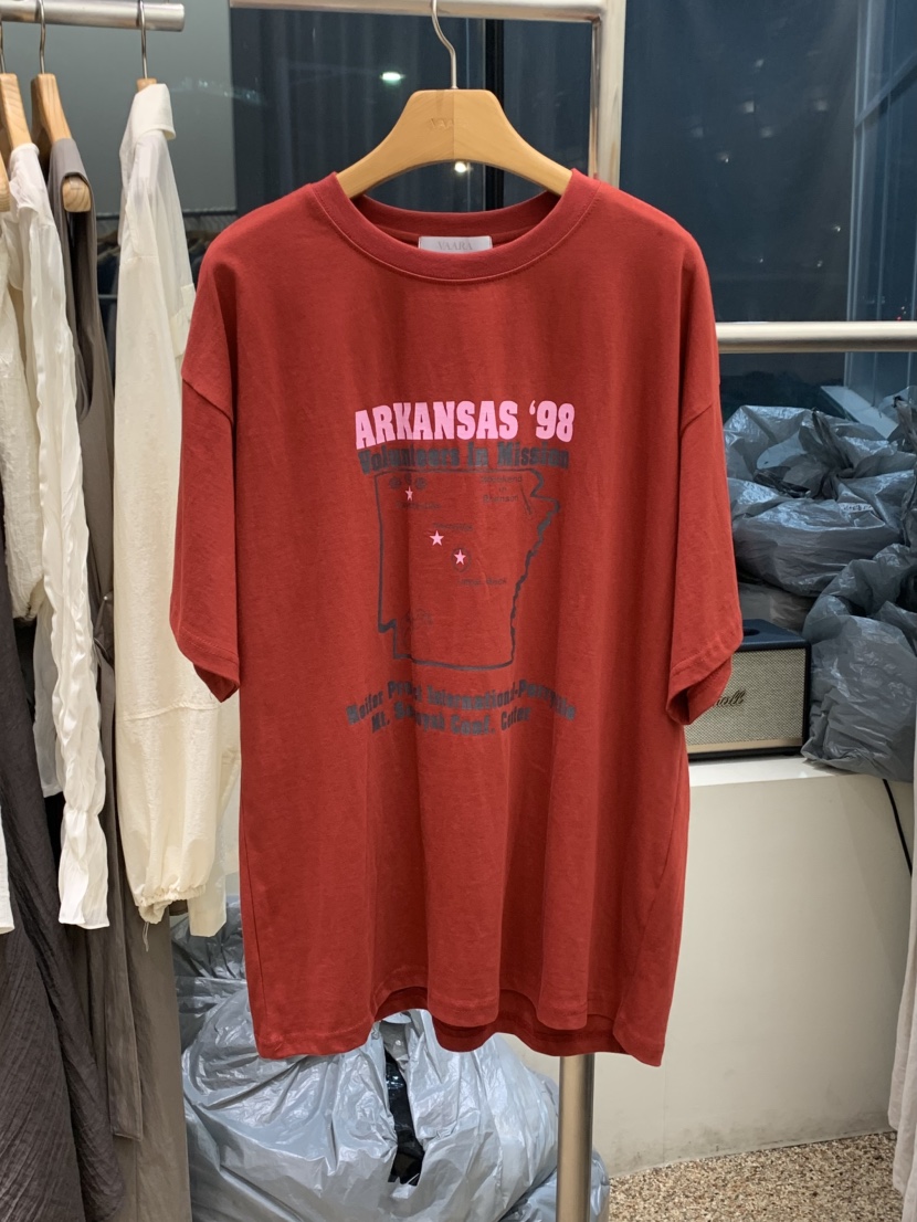 VAARA韓國直郵㊣女裝新品熱賣真品推薦時尚休閑人氣職業T恤VAARAT恤圖色2