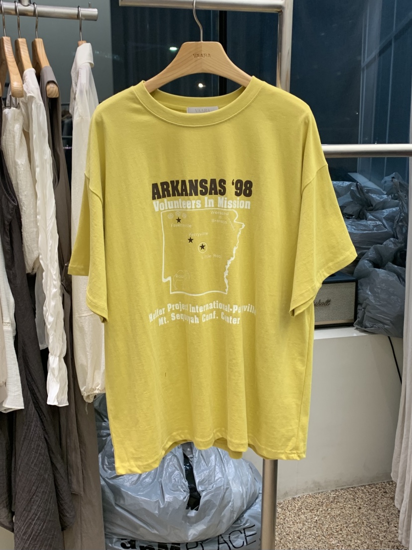 VAARA韓國直郵㊣女裝新品熱賣真品推薦時尚休閑人氣職業T恤VAARAT恤圖色3