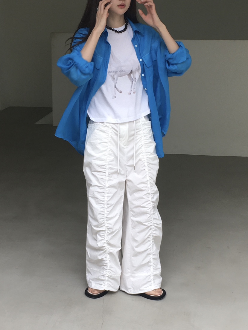 SPREAD東大門㊣實拍女士新品職業25春夏時尚人氣休閑休閑褲SPREAD休閑褲