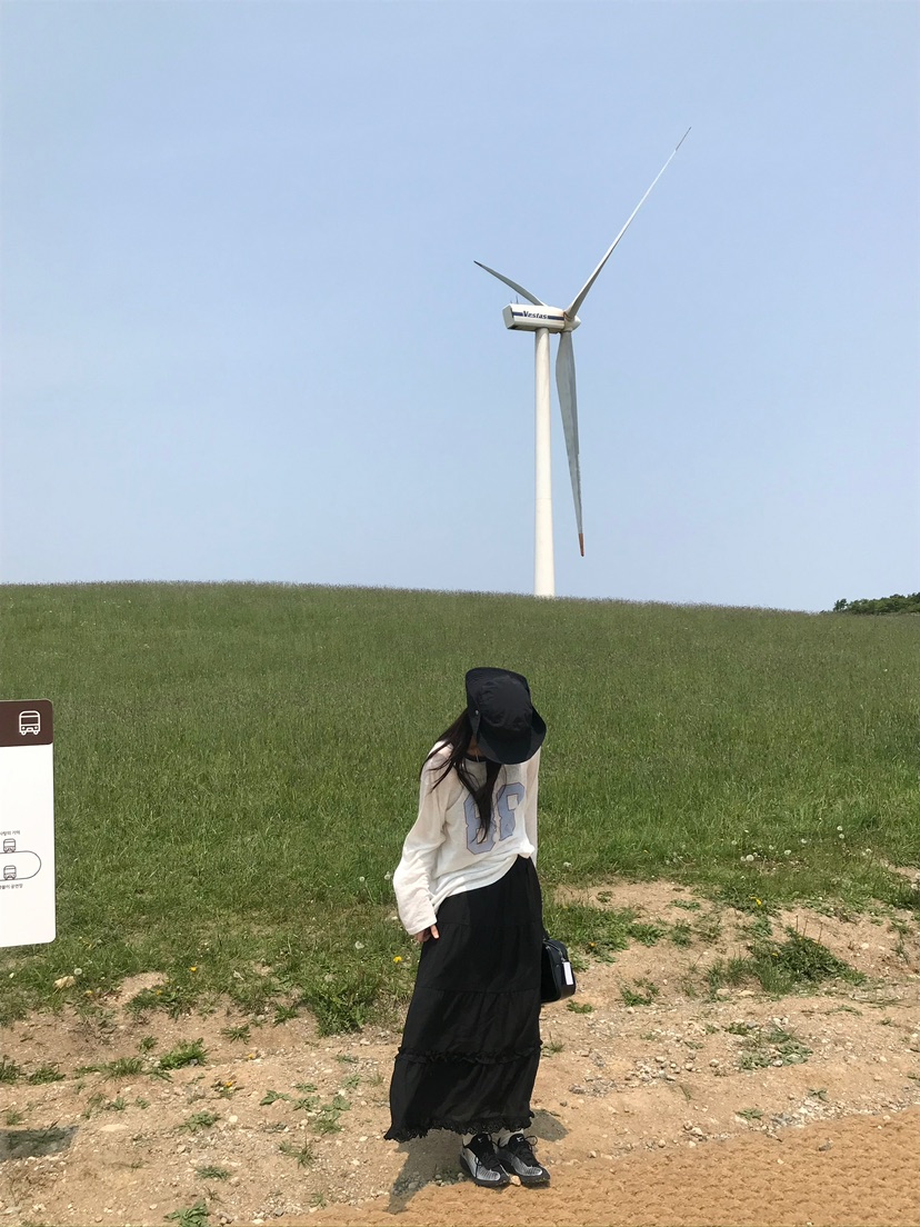 ESCHER韓國代購㊣女士新品時尚人氣25春夏休閑職業推薦長裙ESCHER長裙