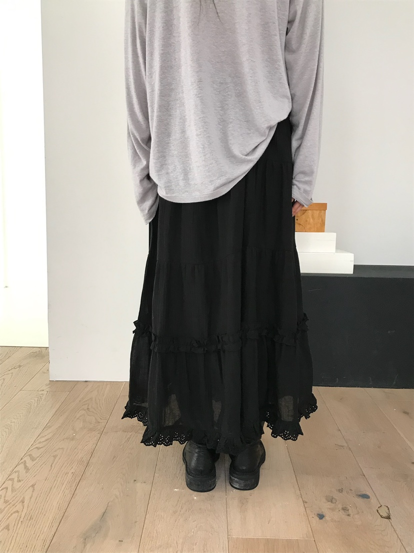 ESCHER韓國代購㊣女士新品時尚人氣25春夏休閑職業推薦長裙ESCHER長裙