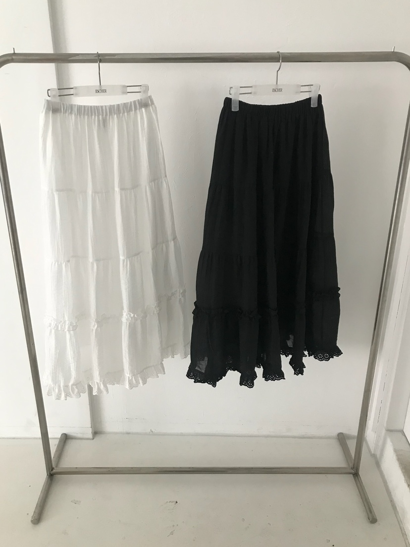 ESCHER韓國代購㊣女士新品時尚人氣25春夏休閑職業推薦長裙ESCHER長裙