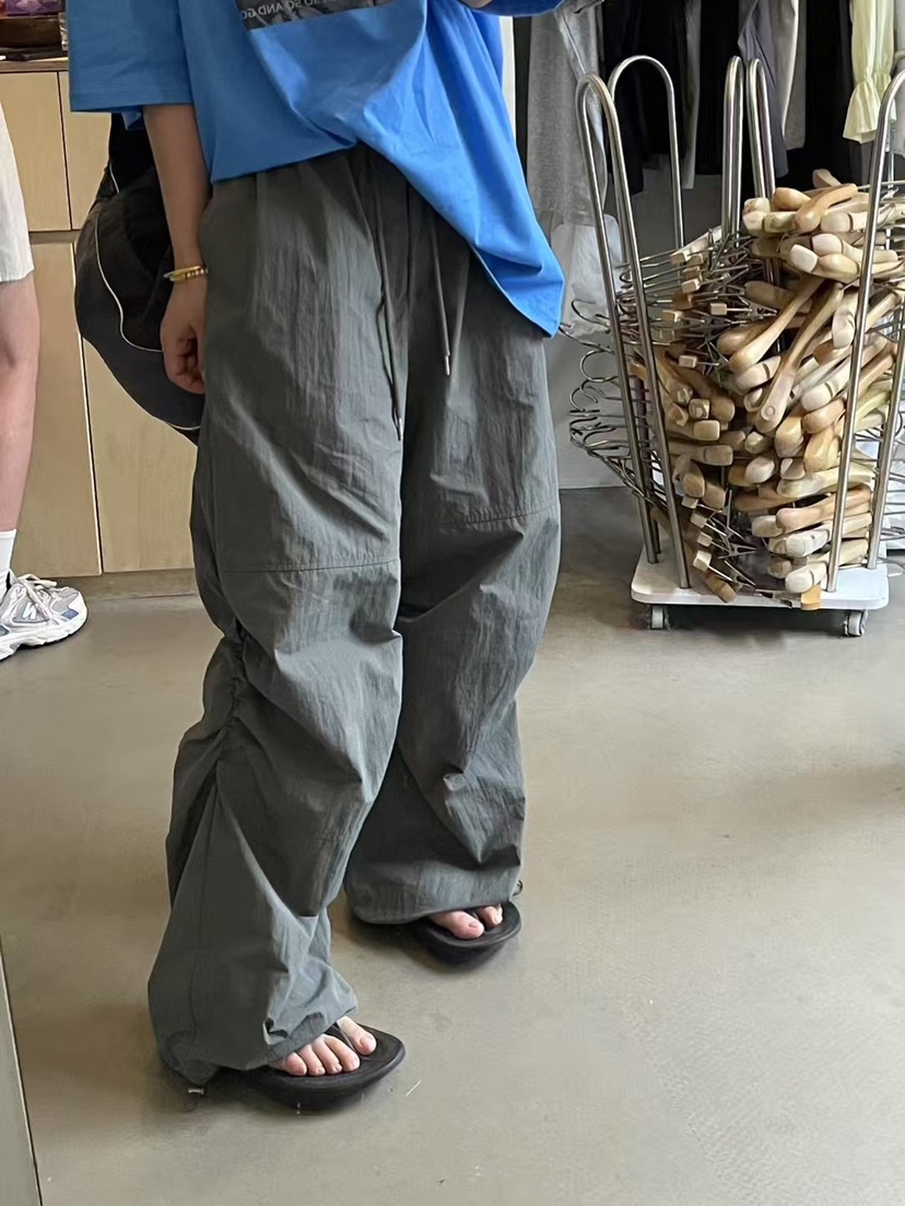 SYMBOL東大門㊣代購女裝新款時尚熱賣真品職業推薦休閑褲褶皺SYMBOL休閑褲