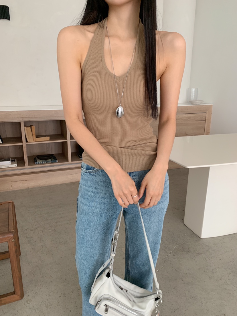 ROUGH東大門㊣實拍女裝新款熱賣時尚推薦職業休閑25春夏吊帶背心ROUGH吊帶/背心