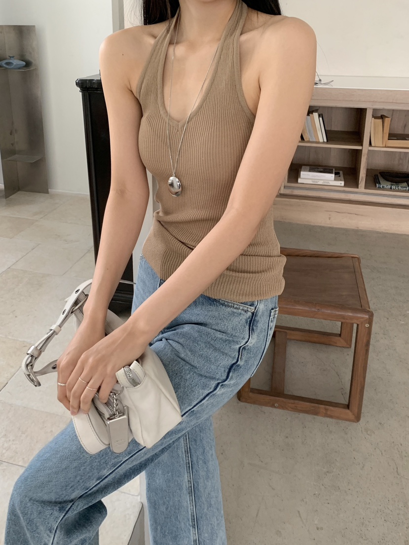 ROUGH東大門㊣實拍女裝新款熱賣時尚推薦職業休閑25春夏吊帶背心ROUGH吊帶/背心