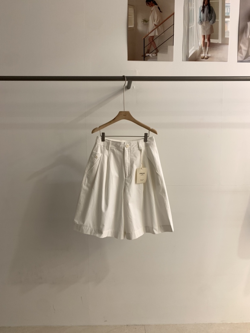 SPREAD韓國代購㊣女裝新品職業人氣時尚25春夏休閑短褲口袋SPREAD短褲圖色2