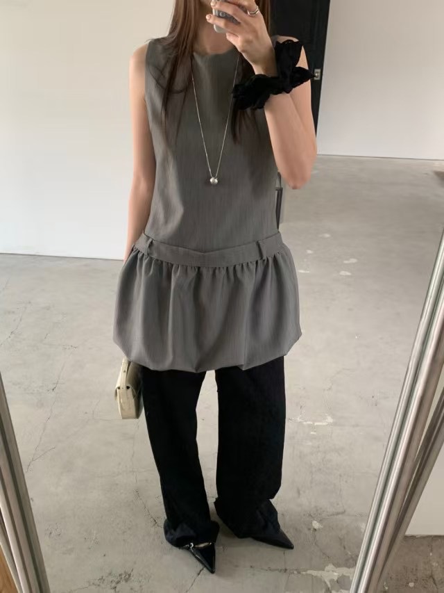 ARVO韓國代購㊣女裝新品時尚休閑熱賣25春夏推薦職業連衣裙ARVO連衣裙