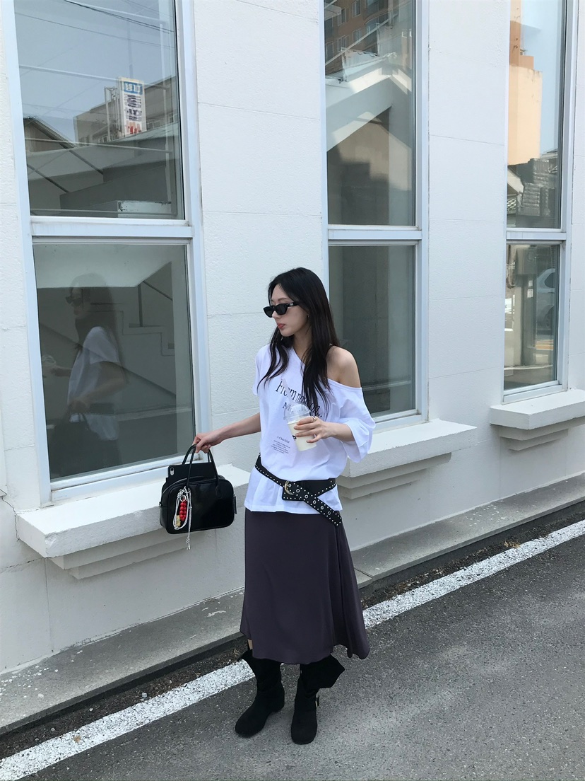 ESCHER東大門㊣實拍女裝新品推薦真品人氣時尚半身裙中短裙ESCHER半身裙/中短裙