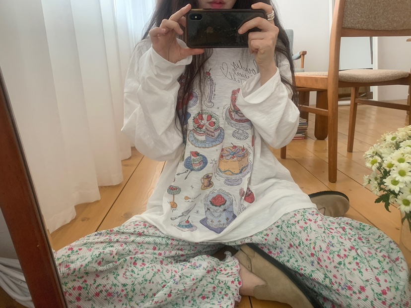 TOLL韓國直郵㊣女士新品25春夏時尚熱賣真品推薦長袖T恤亞麻TOLL長袖T恤