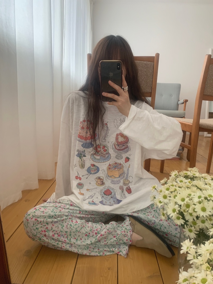 TOLL韓國直郵㊣女士新品25春夏時尚熱賣真品推薦長袖T恤亞麻TOLL長袖T恤