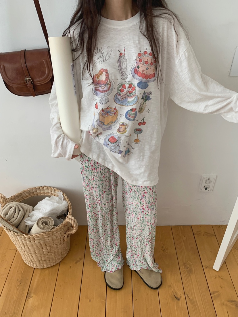 TOLL韓國直郵㊣女士新品25春夏時尚熱賣真品推薦長袖T恤亞麻TOLL長袖T恤