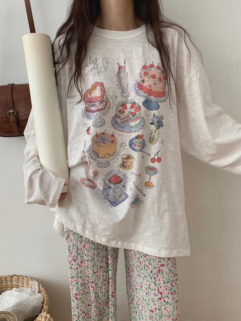 TOLL韓國直郵㊣女士新品25春夏時尚熱賣真品推薦長袖T恤亞麻TOLL長袖T恤