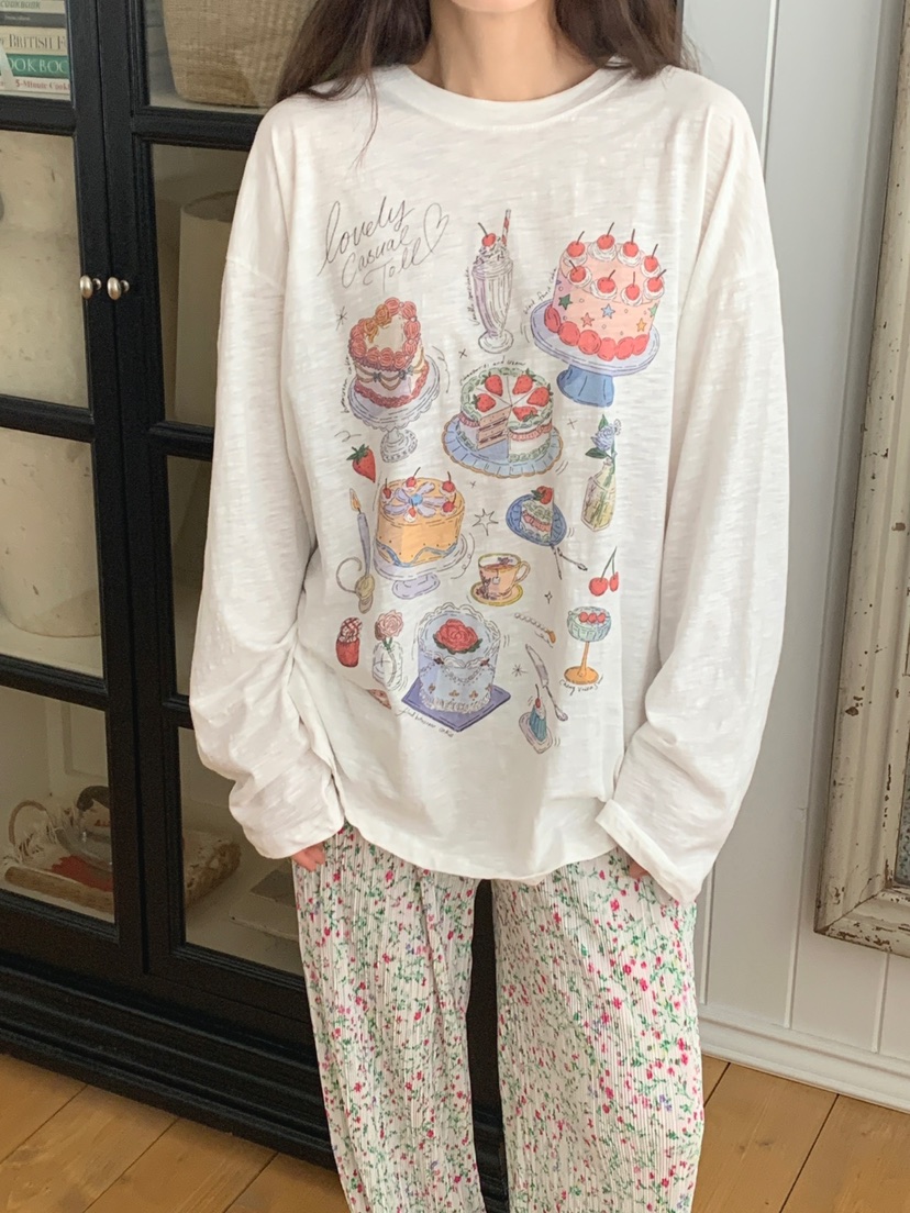 TOLL韓國直郵㊣女士新品25春夏時尚熱賣真品推薦長袖T恤亞麻TOLL長袖T恤