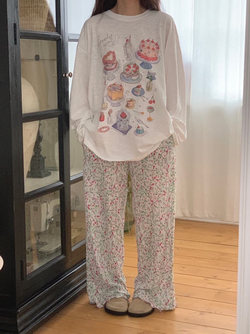 TOLL韓國直郵㊣女士新品25春夏時尚熱賣真品推薦長袖T恤亞麻TOLL長袖T恤