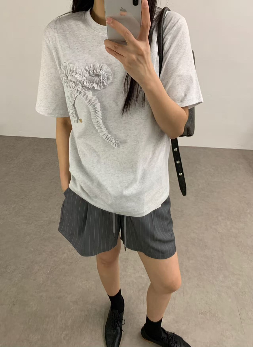 J CRANE-A韓國直郵㊣女士新品人氣推薦職業休閑真品25春夏T恤J CRANET恤圖色3