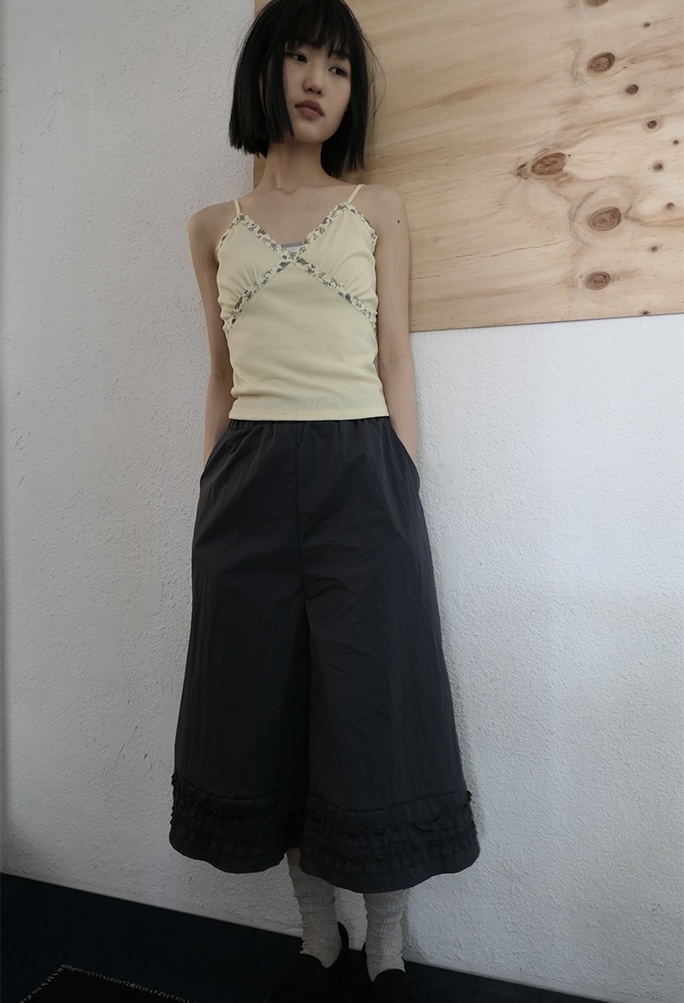 I I韓國代購㊣女士新品時尚休閑真品25春夏職業熱賣吊帶背心ITSSONG吊帶/背心