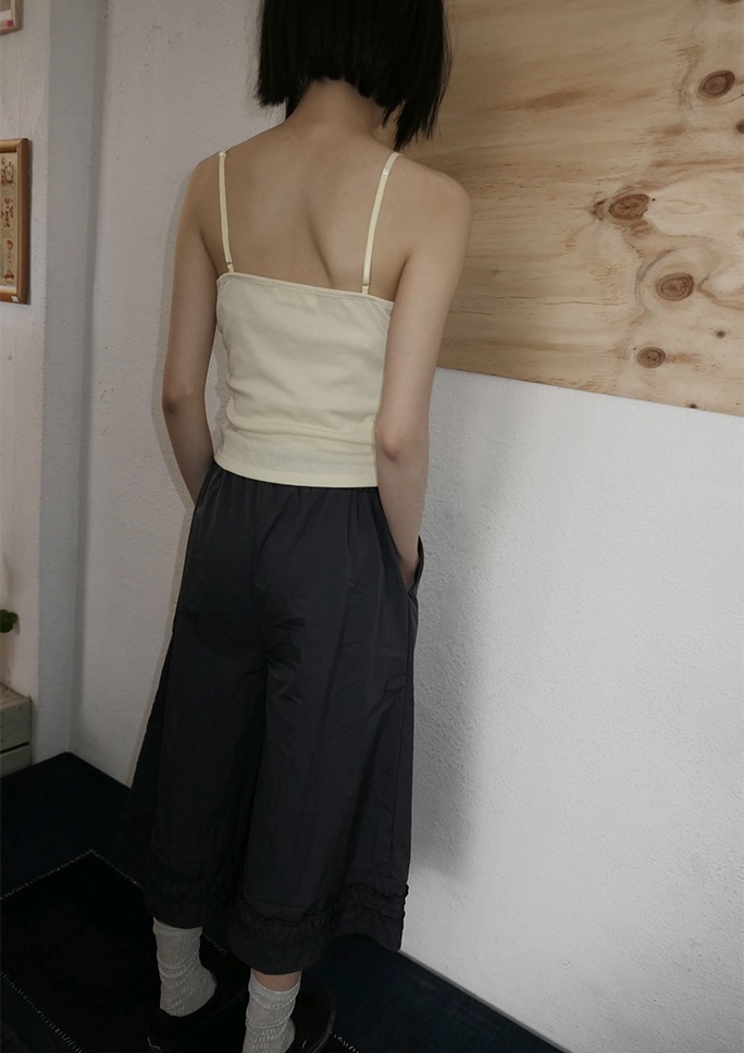 I I韓國代購㊣女士新品時尚休閑真品25春夏職業熱賣吊帶背心ITSSONG吊帶/背心