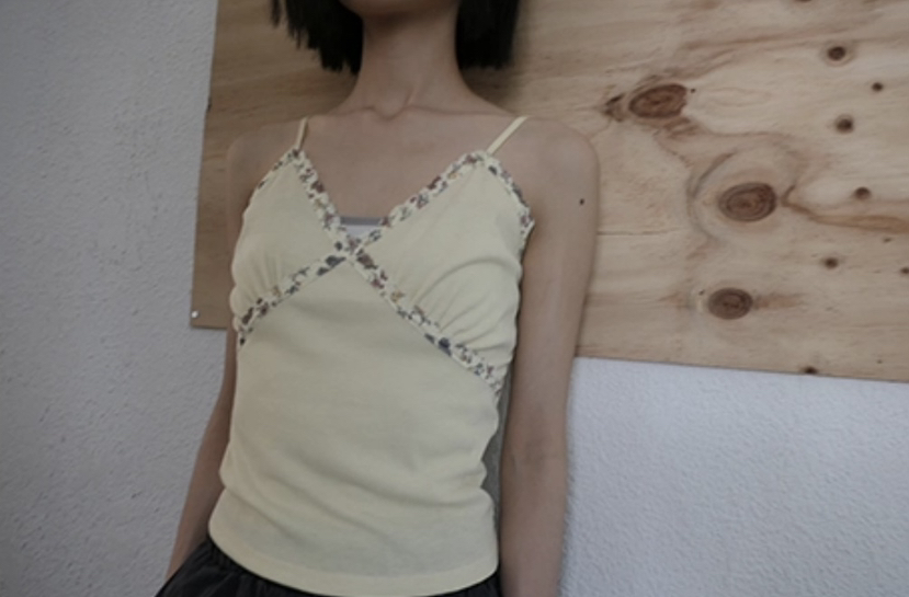 I I韓國代購㊣女士新品時尚休閑真品25春夏職業熱賣吊帶背心ITSSONG吊帶/背心