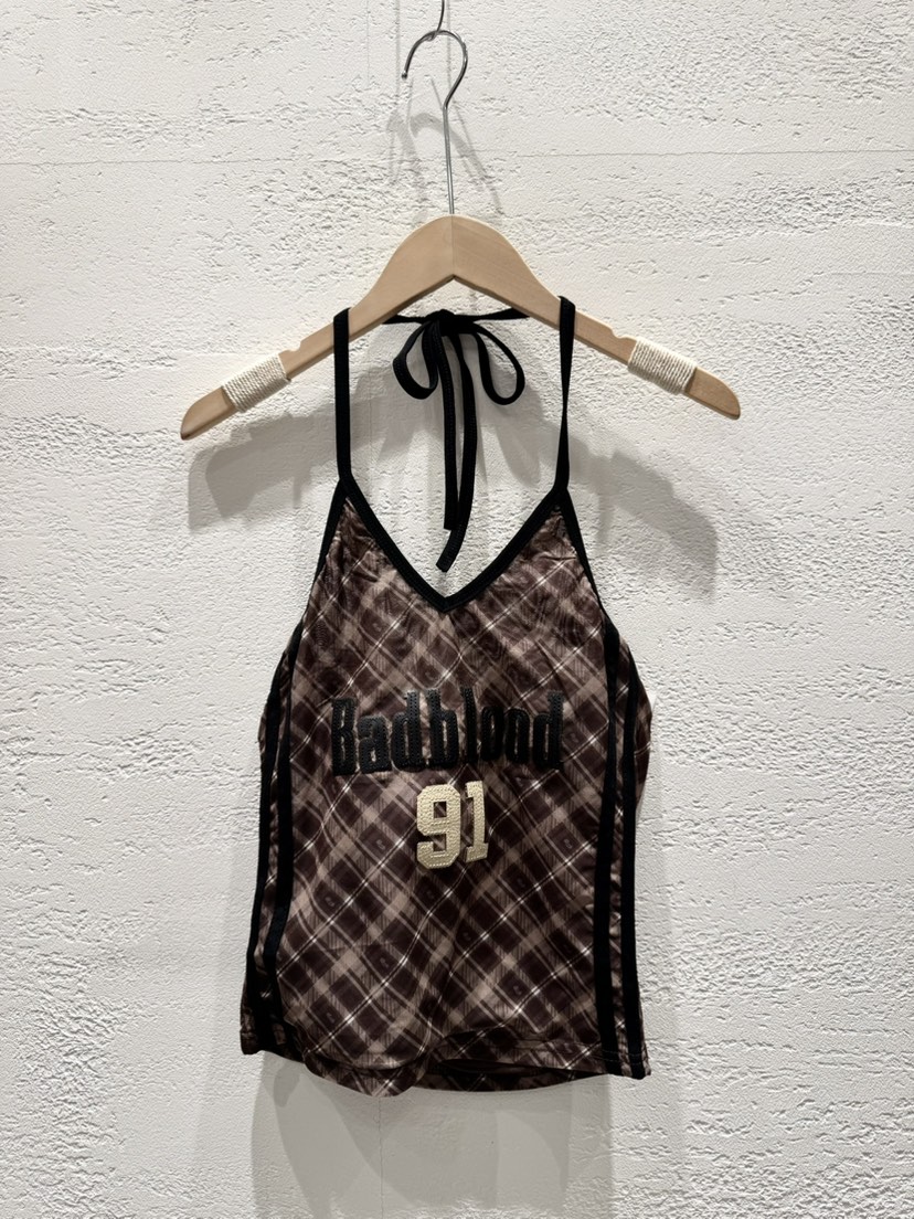 REMEMBER東大門㊣代購女裝新品時尚人氣休閑熱賣25春夏吊帶背心DENALL吊帶/背心圖色2