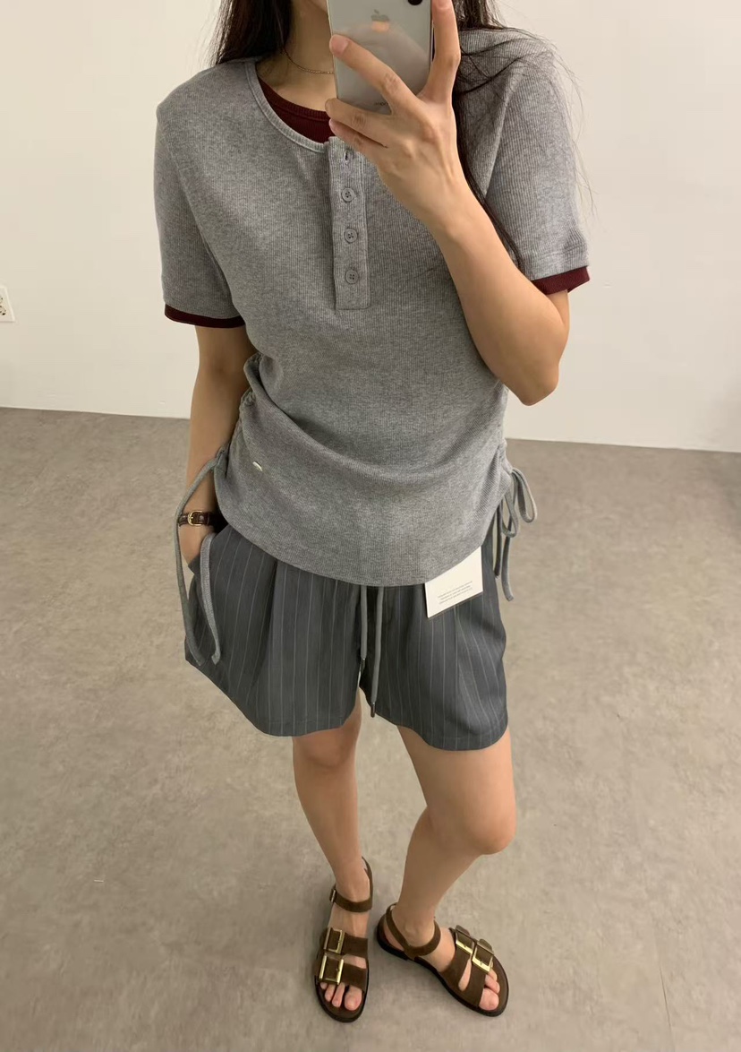 J CRANE-A東大門㊣代購女士新品時尚職業推薦25春夏休閑T恤J CRANET恤