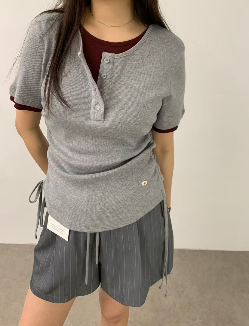 J CRANE-A東大門㊣代購女士新品時尚職業推薦25春夏休閑T恤J CRANET恤
