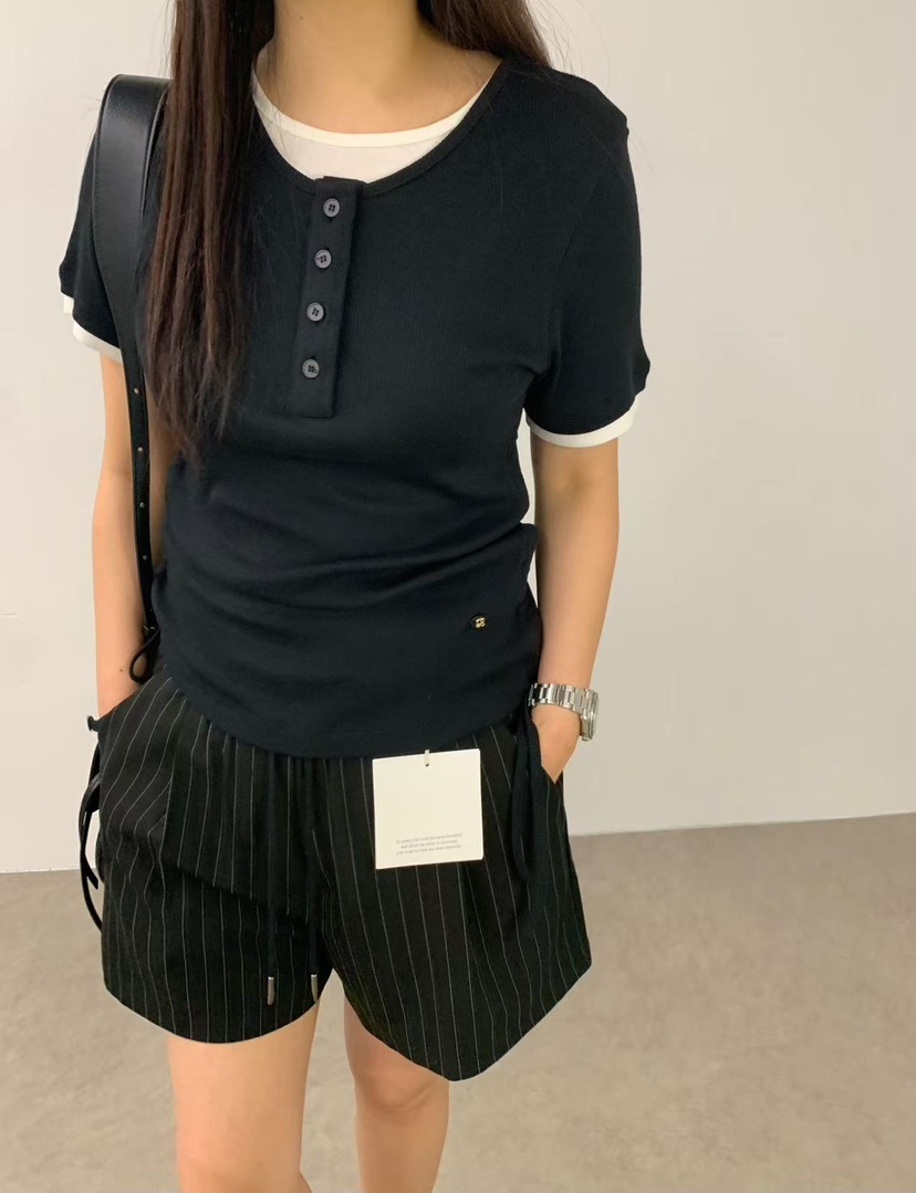 J CRANE-A東大門㊣代購女士新品時尚職業推薦25春夏休閑T恤J CRANET恤圖色2