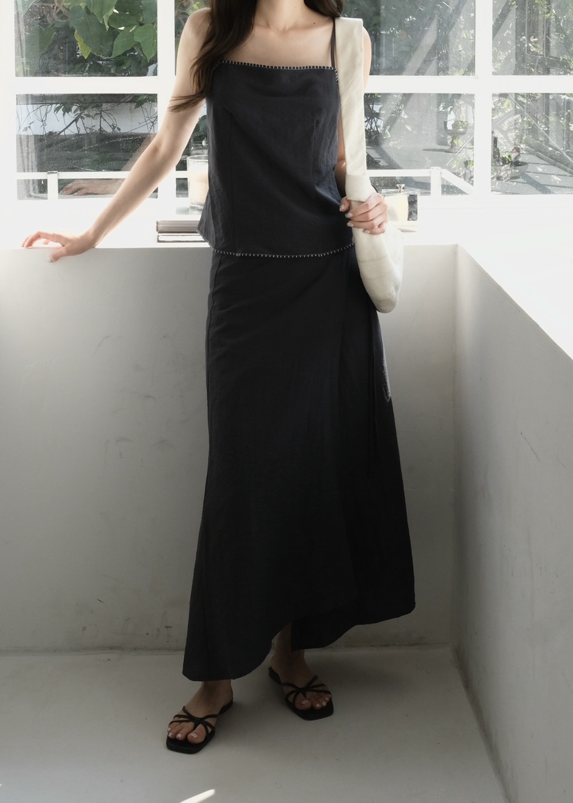 ALATE東大門㊣直郵女裝新款熱賣休閑推薦時尚人氣職業長裙雙層LEGACY長裙
