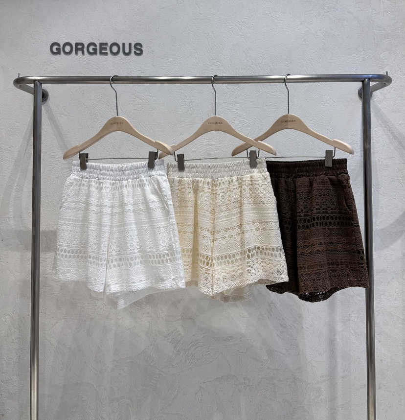GORGEOUS韓國代購㊣女士新品推薦25春夏真品熱賣人氣休閑短褲GORGEOUS短褲