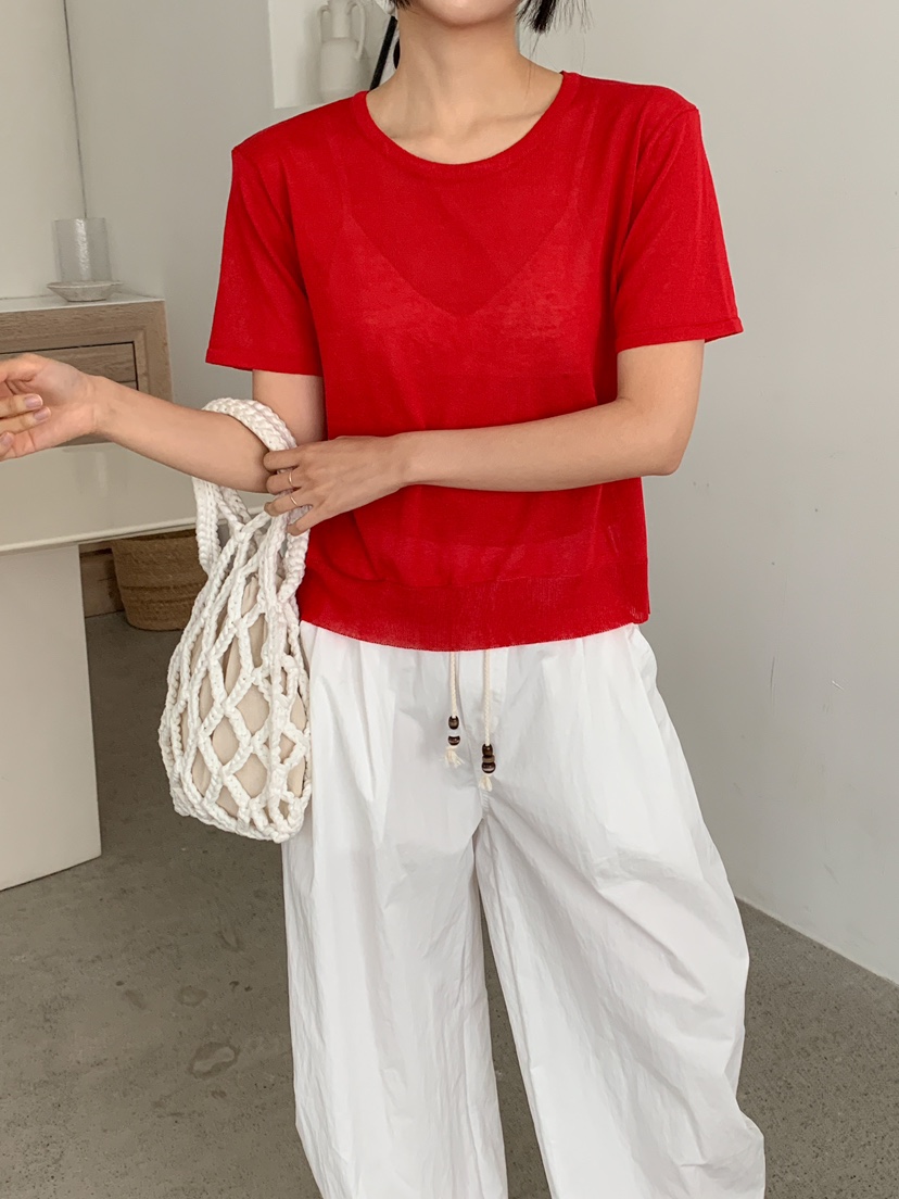 MILLIMETER東大門㊣代購女裝新款人氣25春夏真品職業針織衫MILLIMETER針織衫
