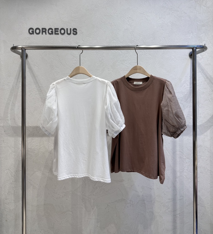 GORGEOUS東大門㊣代購女裝新款推薦人氣職業25春夏休閑熱賣T恤GORGEOUST恤