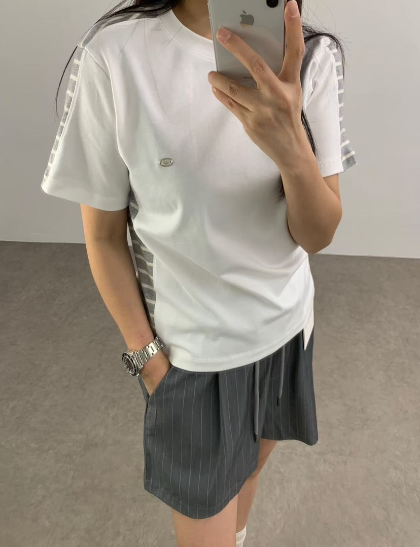 J CRANE-A東大門㊣直郵女士新款職業人氣25春夏真品熱賣T恤J CRANET恤