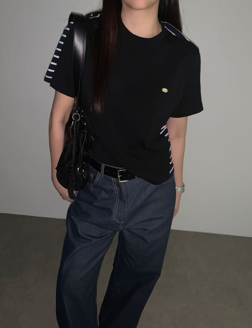 J CRANE-A東大門㊣直郵女士新款職業人氣25春夏真品熱賣T恤J CRANET恤