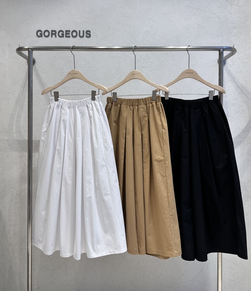 GORGEOUS韓國代購㊣女士新品休閑推薦真品25春夏休閑褲百褶GORGEOUS休閑褲