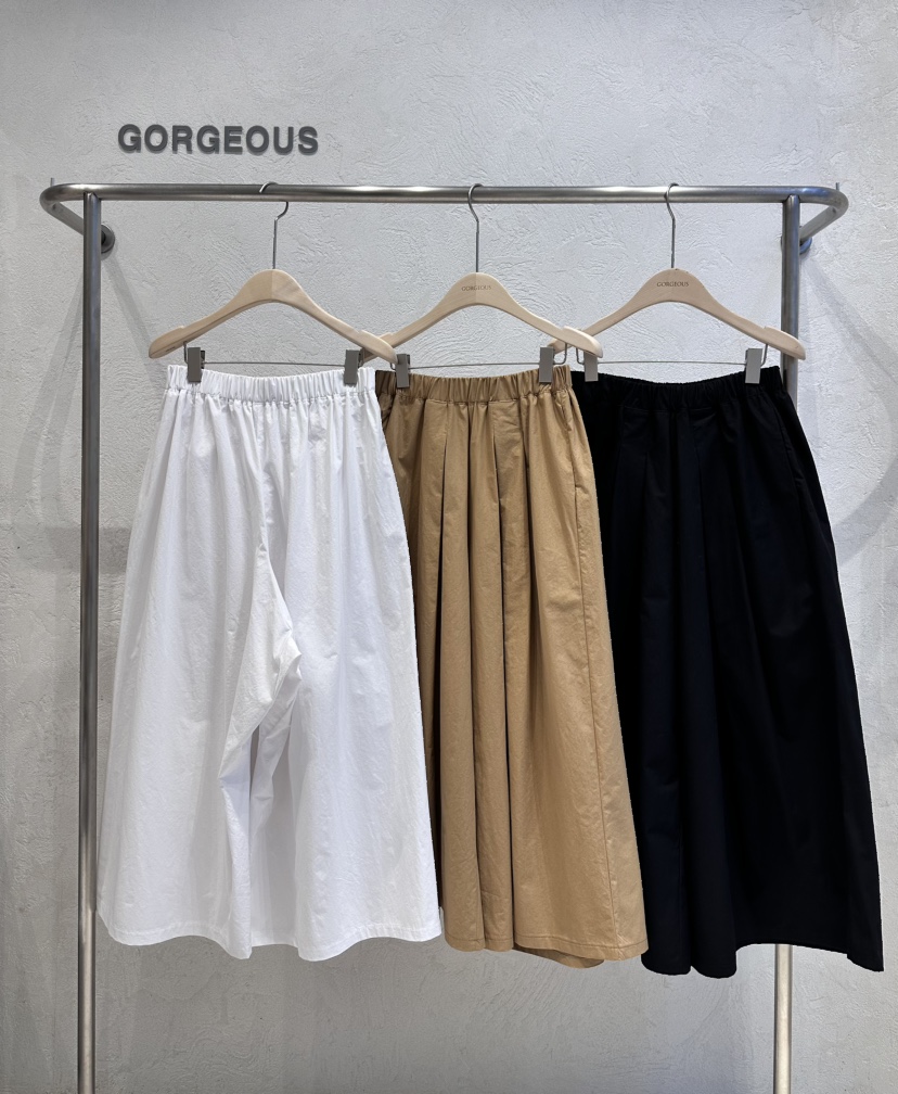 GORGEOUS韓國代購㊣女士新品休閑推薦真品25春夏休閑褲百褶GORGEOUS休閑褲