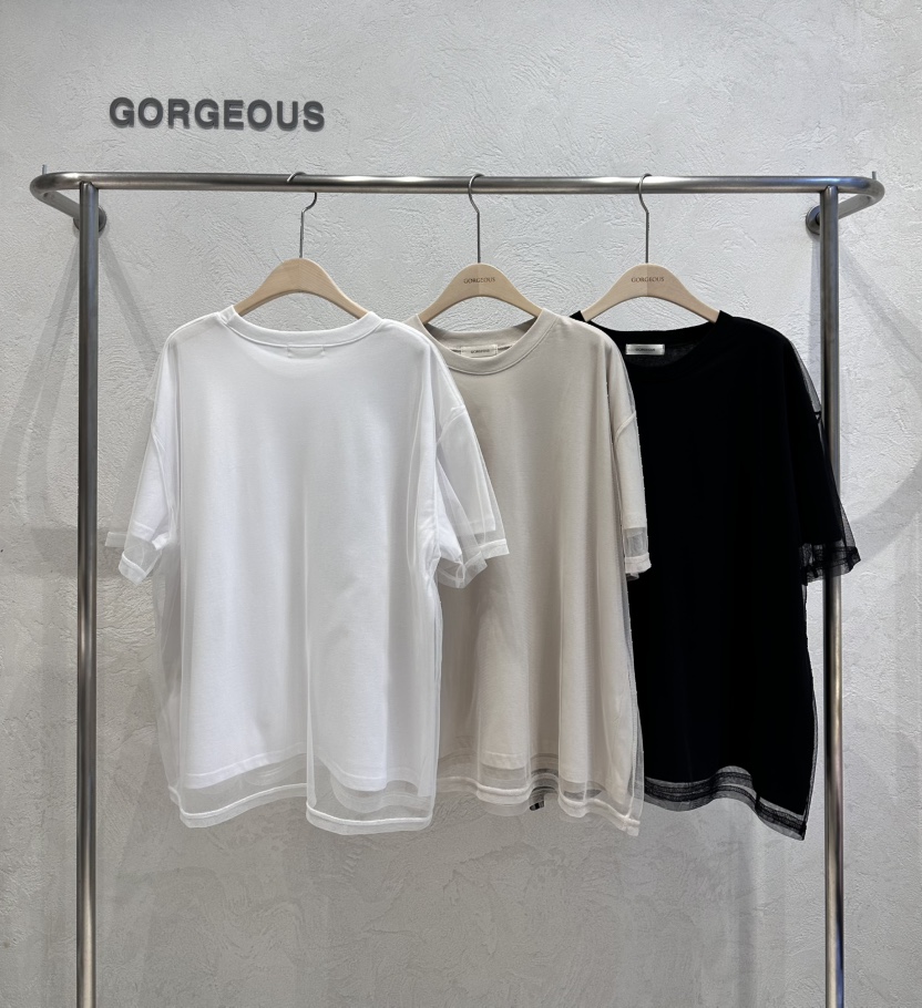 GORGEOUS韓國直郵㊣女裝新品推薦25春夏熱賣真品職業休閑T恤GORGEOUST恤