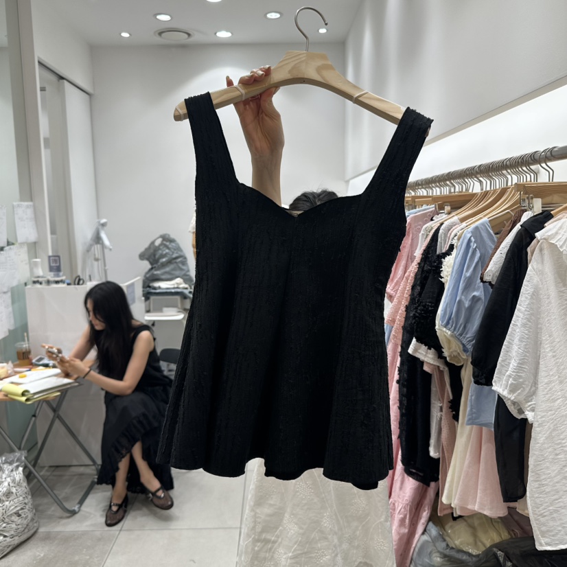 XPARTY東大門㊣代購女裝新款休閑推薦熱賣25春夏職業吊帶背心XPARTY吊帶/背心圖色2