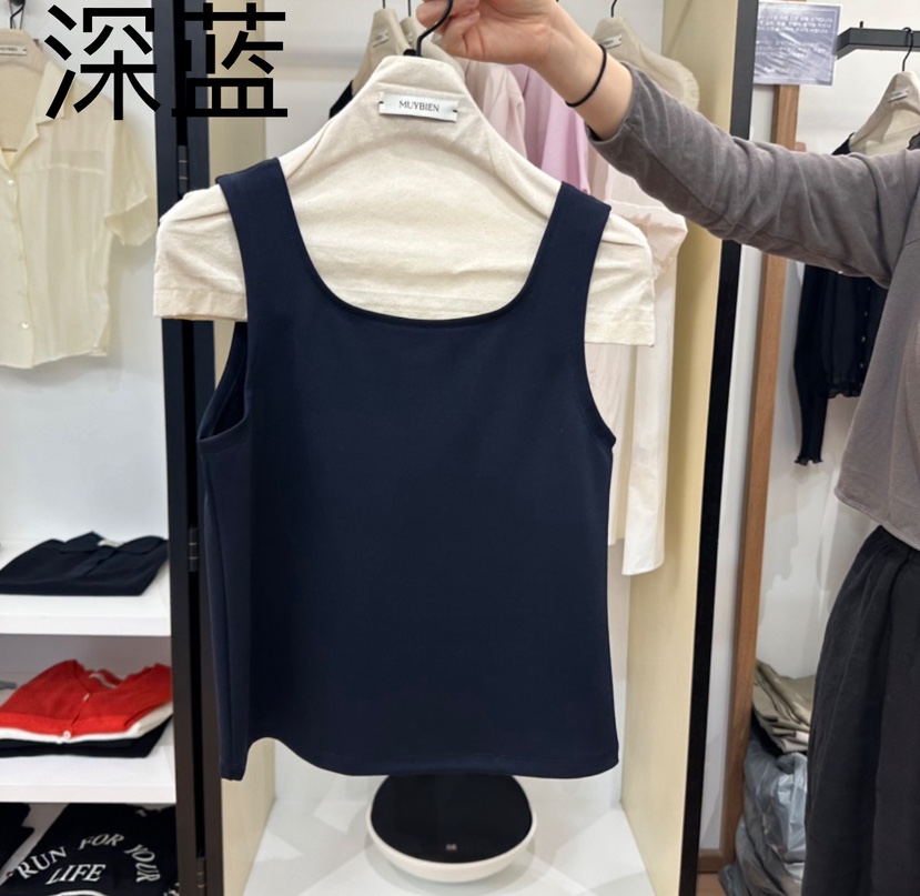 MUYBIEN東大門㊣直郵女士新品人氣熱賣休閑時尚25春夏吊帶背心MUYBIEN吊帶/背心圖色4