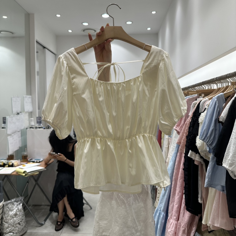 XPARTY韓國直郵㊣女士新品人氣熱賣真品25春夏推薦襯衫蕾絲衫XPARTY襯衫/蕾絲衫