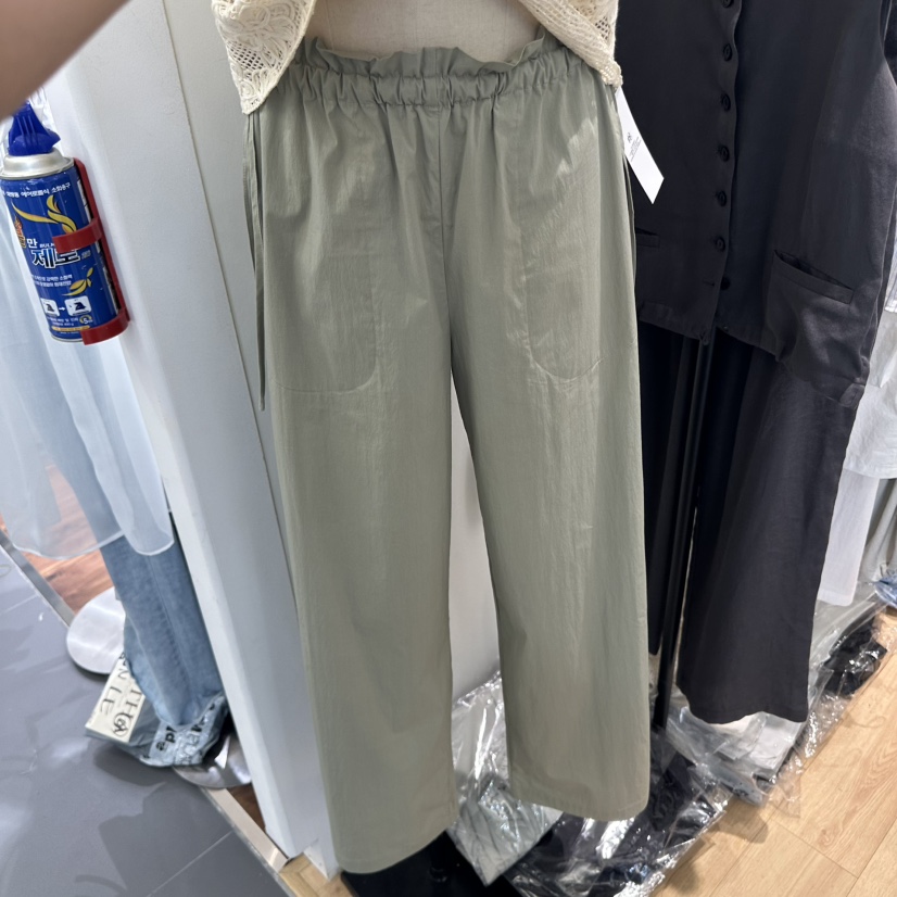 ORE-P東大門㊣實拍女裝新款25春夏熱賣時尚職業休閑休閑褲ORE休閑褲圖色1