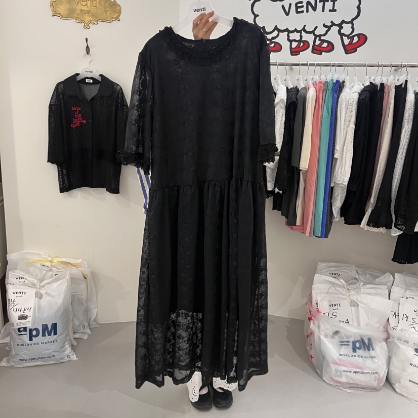 VENTI韓國直郵㊣女士新款推薦時尚人氣職業熱賣休閑真品連衣裙VENTI連衣裙圖色2