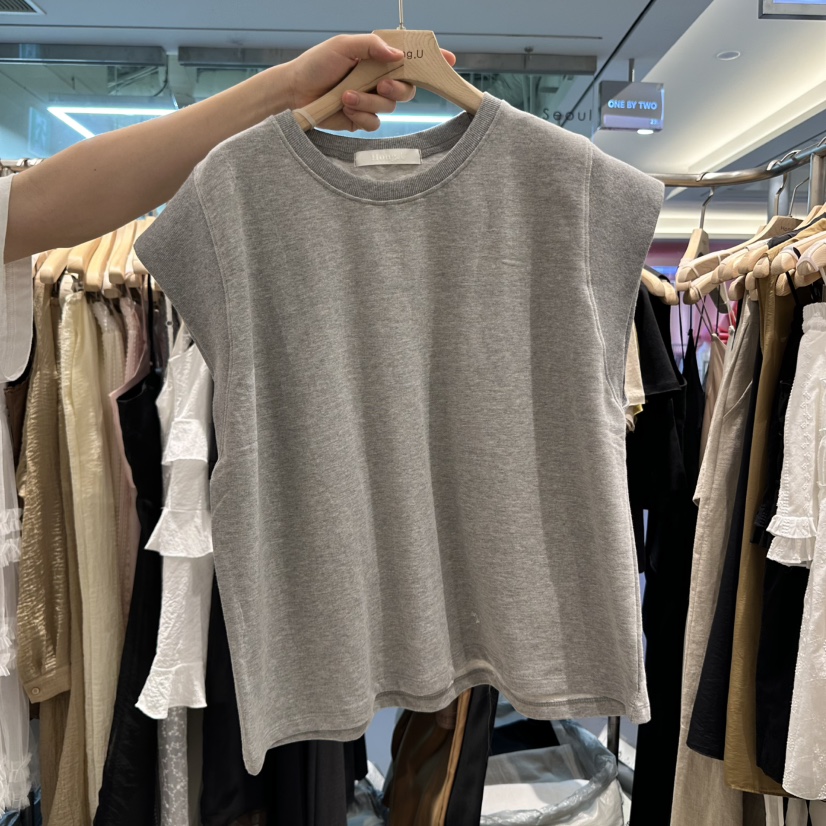 HONG.U東大門㊣實拍女士新品時尚休閑人氣職業25春夏熱賣T恤HONG.UT恤圖色2